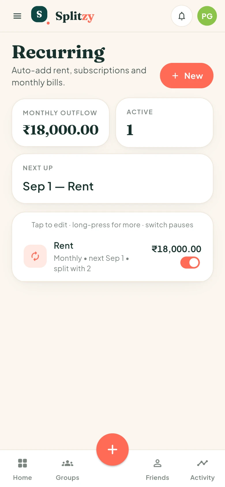 Bills that add themselves